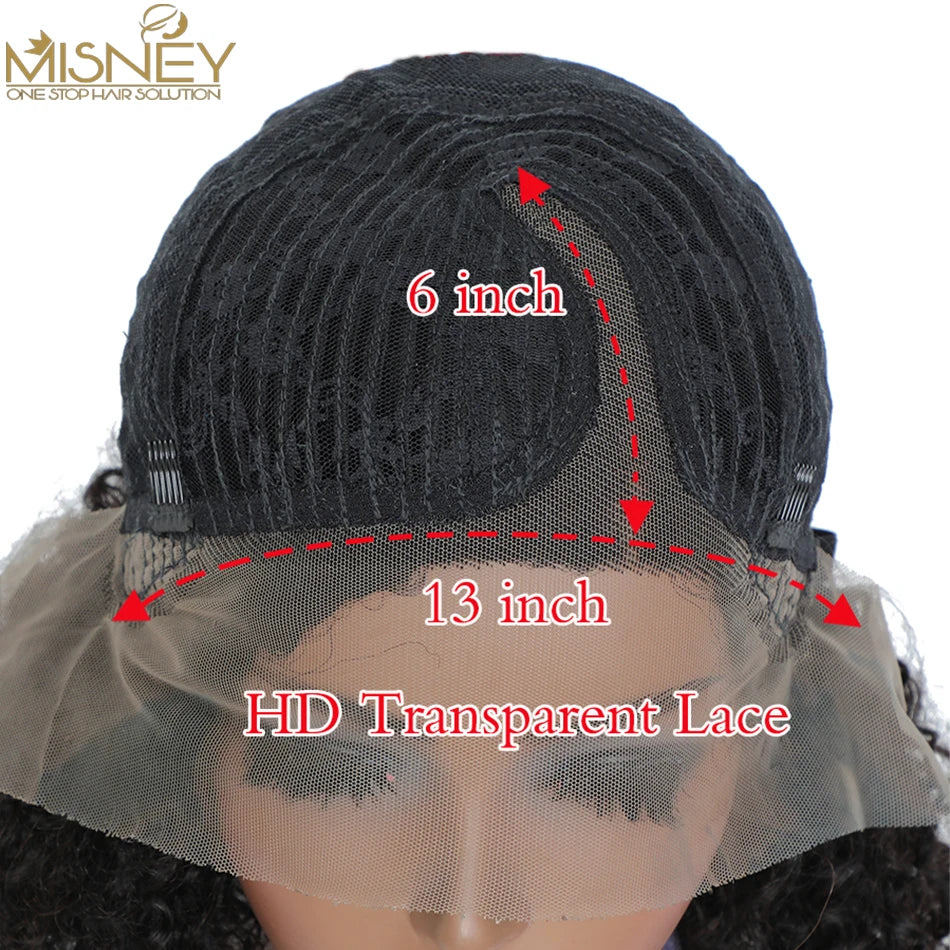 Short Bob Pixie Cut Lace Front Wig - 13X1 T-Part Human Hair Wig for Women - Brazilian Remy Straight Hair