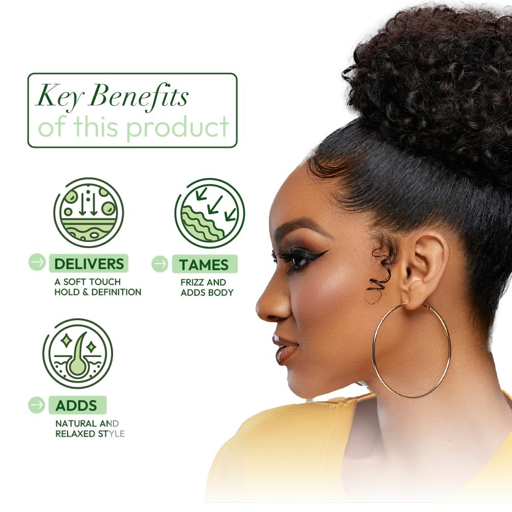 Olive Oil Hold & Shine Wrap Set Mousse Infused with Coconut Oil for Restorative Shine 7 Ounce